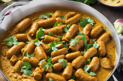 Curried sausages recipe