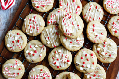 White Chocolate Peppermint Cookies